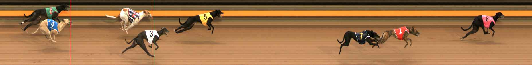 Race result finish photo